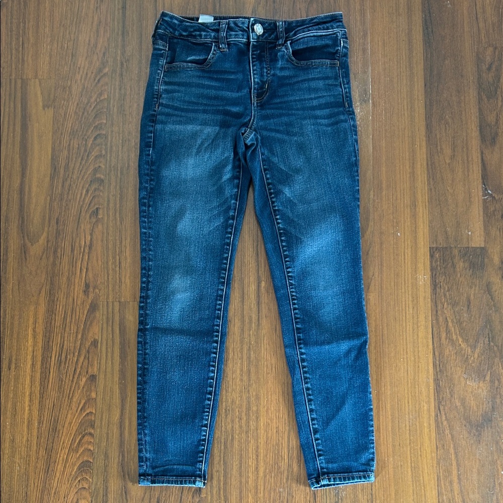 American Eagle Outfitters Dark Blue Skinny Jeans sz 6S